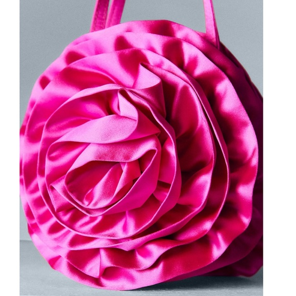 MANGO FUCHSIA FLOWER BAG - Picture 4 of 5